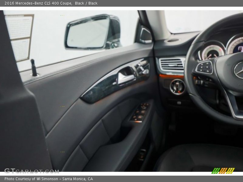 Black / Black 2016 Mercedes-Benz CLS 400 Coupe