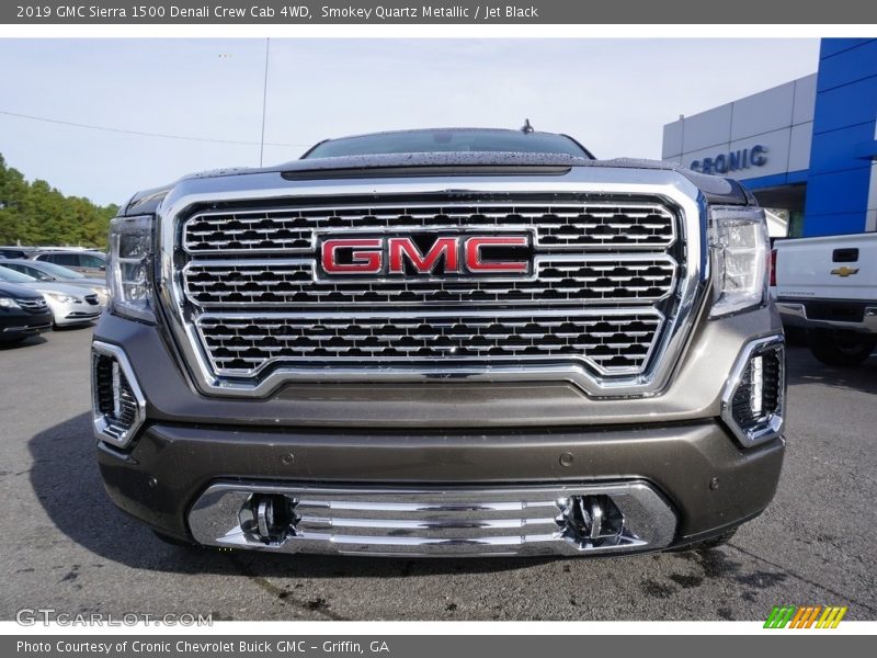 Smokey Quartz Metallic / Jet Black 2019 GMC Sierra 1500 Denali Crew Cab 4WD