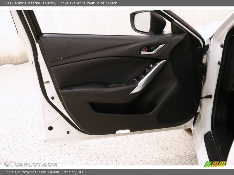 Snowflake White Pearl Mica / Black 2017 Mazda Mazda6 Touring