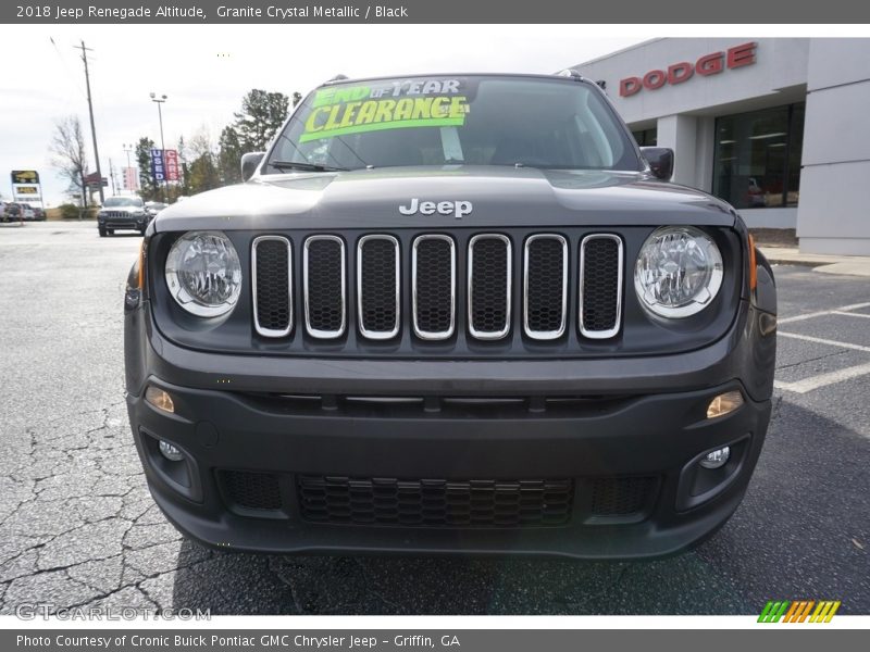 Granite Crystal Metallic / Black 2018 Jeep Renegade Altitude