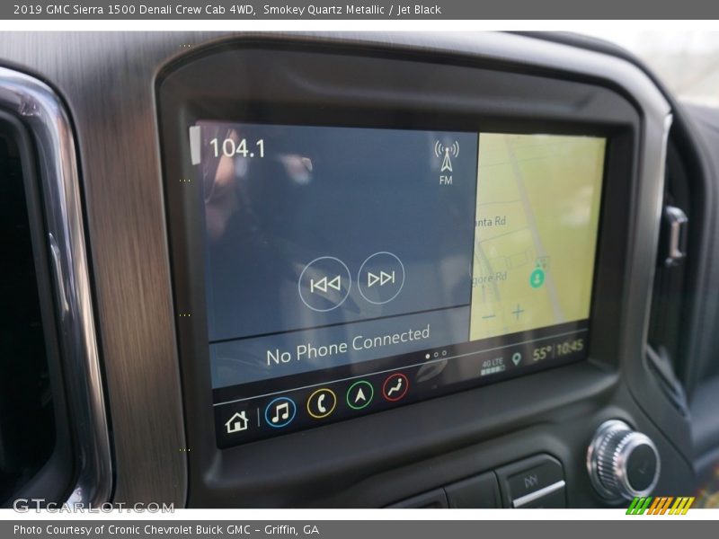 Smokey Quartz Metallic / Jet Black 2019 GMC Sierra 1500 Denali Crew Cab 4WD