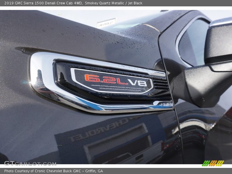 Smokey Quartz Metallic / Jet Black 2019 GMC Sierra 1500 Denali Crew Cab 4WD