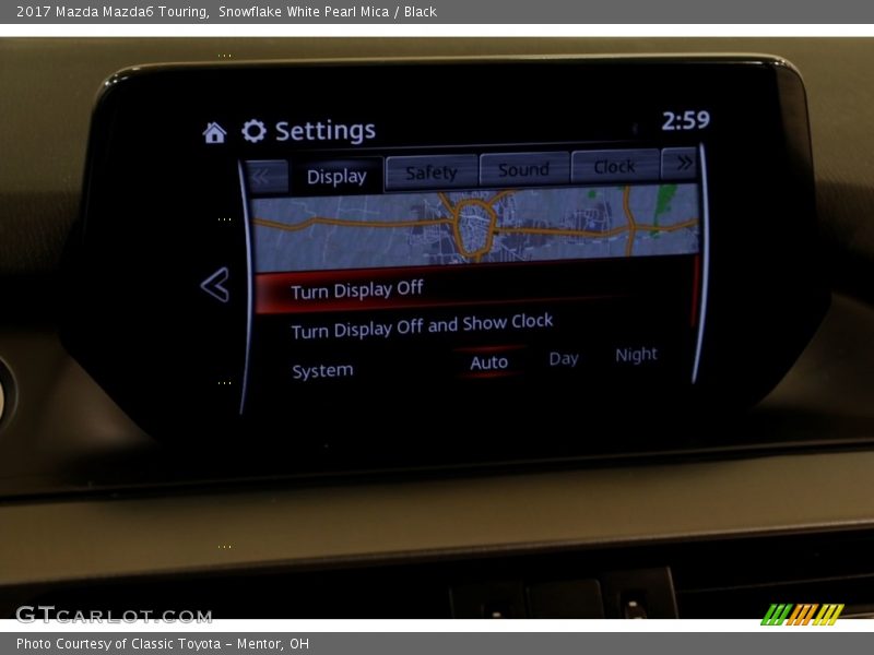 Snowflake White Pearl Mica / Black 2017 Mazda Mazda6 Touring