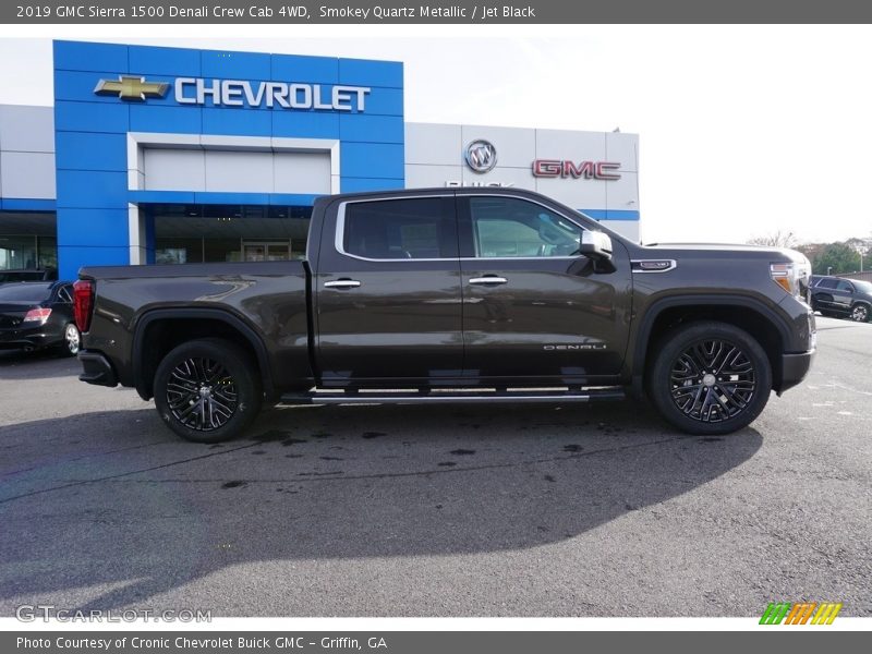 Smokey Quartz Metallic / Jet Black 2019 GMC Sierra 1500 Denali Crew Cab 4WD