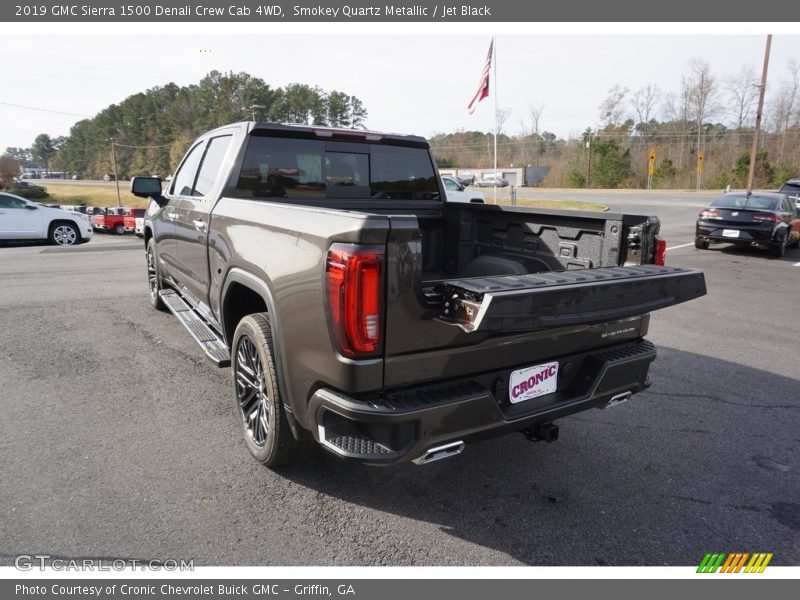 Smokey Quartz Metallic / Jet Black 2019 GMC Sierra 1500 Denali Crew Cab 4WD