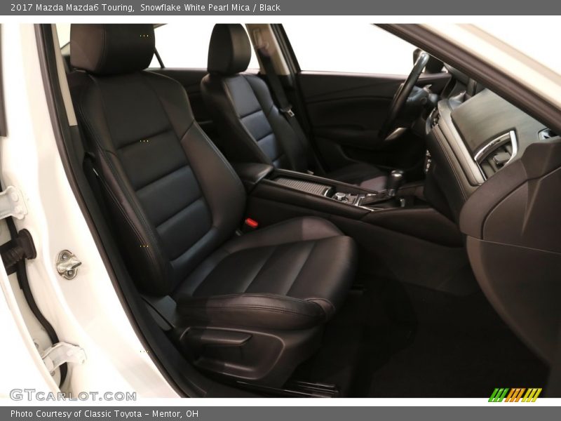 Snowflake White Pearl Mica / Black 2017 Mazda Mazda6 Touring