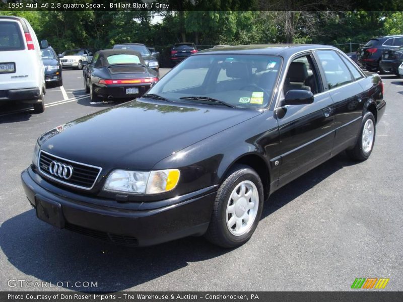 Brilliant Black / Gray 1995 Audi A6 2.8 quattro Sedan