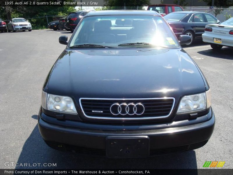 Brilliant Black / Gray 1995 Audi A6 2.8 quattro Sedan
