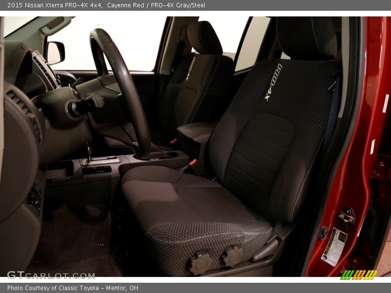 Cayenne Red / PRO-4X Gray/Steel 2015 Nissan Xterra PRO-4X 4x4