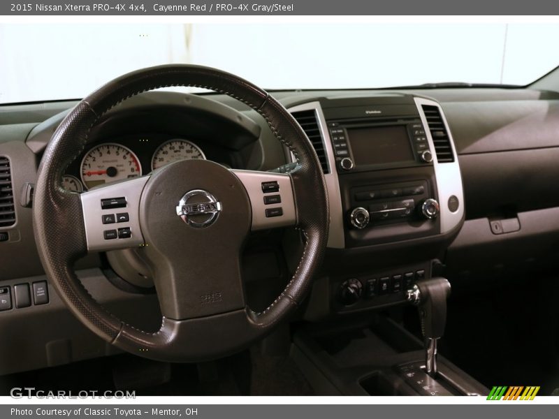 Cayenne Red / PRO-4X Gray/Steel 2015 Nissan Xterra PRO-4X 4x4