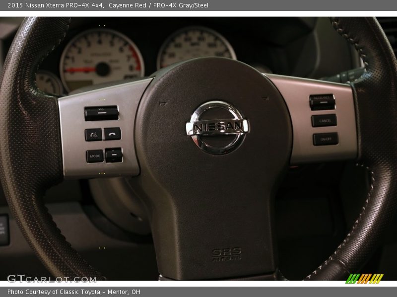 Cayenne Red / PRO-4X Gray/Steel 2015 Nissan Xterra PRO-4X 4x4