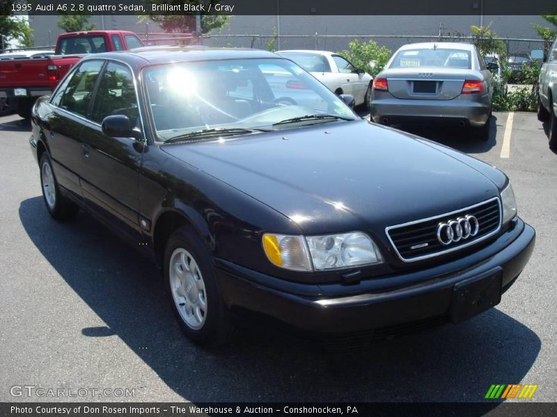 Brilliant Black / Gray 1995 Audi A6 2.8 quattro Sedan