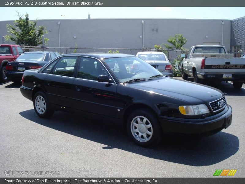 Brilliant Black / Gray 1995 Audi A6 2.8 quattro Sedan