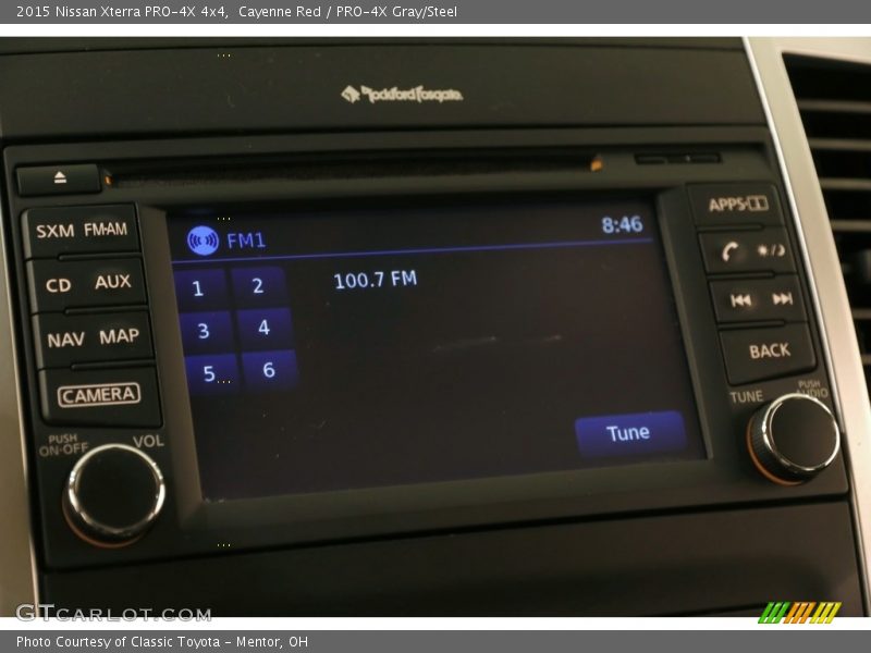 Cayenne Red / PRO-4X Gray/Steel 2015 Nissan Xterra PRO-4X 4x4