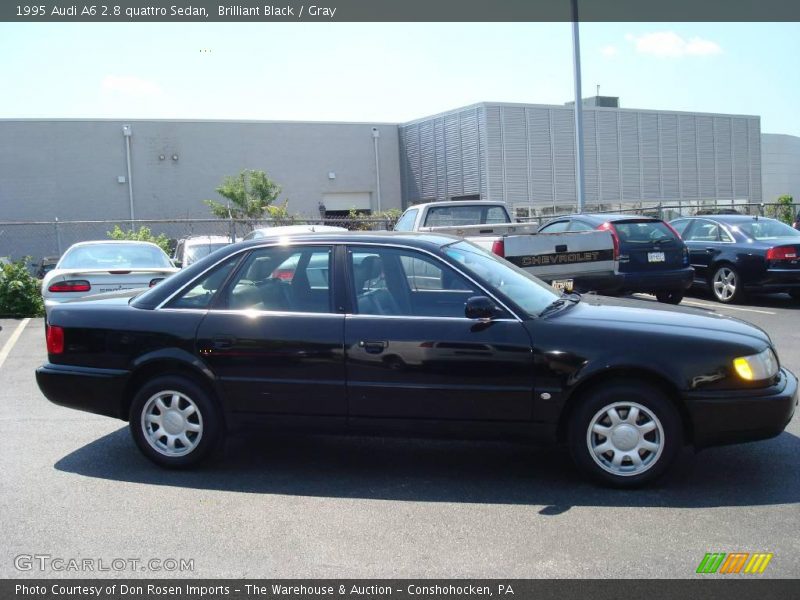 Brilliant Black / Gray 1995 Audi A6 2.8 quattro Sedan