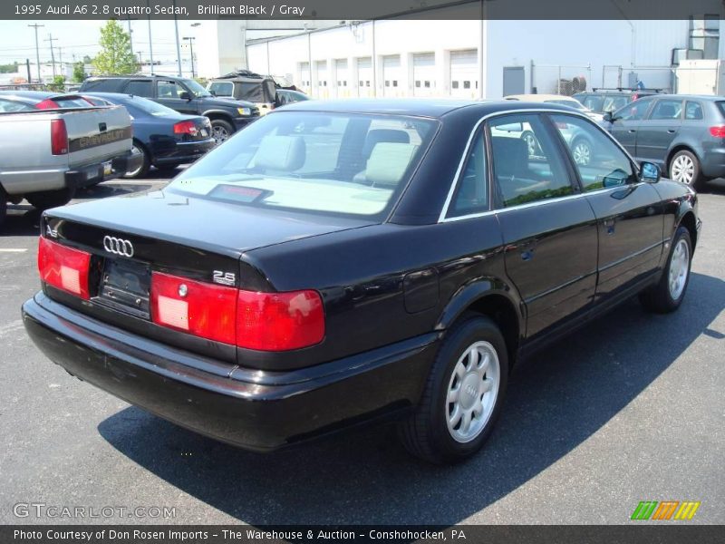 Brilliant Black / Gray 1995 Audi A6 2.8 quattro Sedan