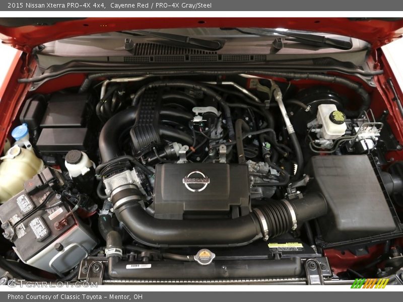 Cayenne Red / PRO-4X Gray/Steel 2015 Nissan Xterra PRO-4X 4x4