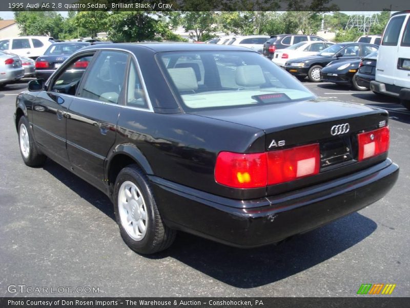 Brilliant Black / Gray 1995 Audi A6 2.8 quattro Sedan