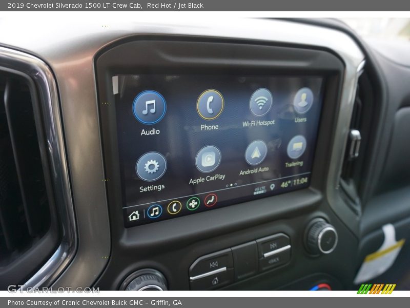 Red Hot / Jet Black 2019 Chevrolet Silverado 1500 LT Crew Cab