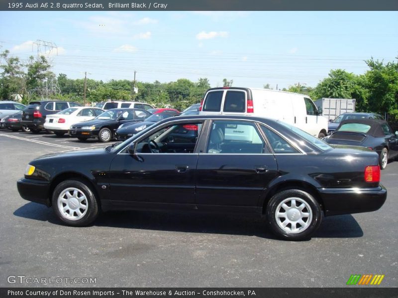 Brilliant Black / Gray 1995 Audi A6 2.8 quattro Sedan