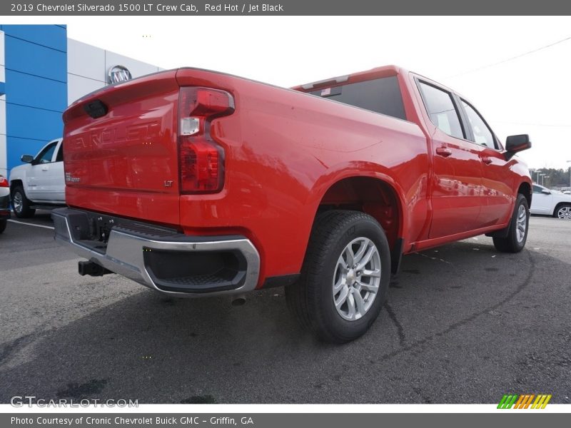 Red Hot / Jet Black 2019 Chevrolet Silverado 1500 LT Crew Cab