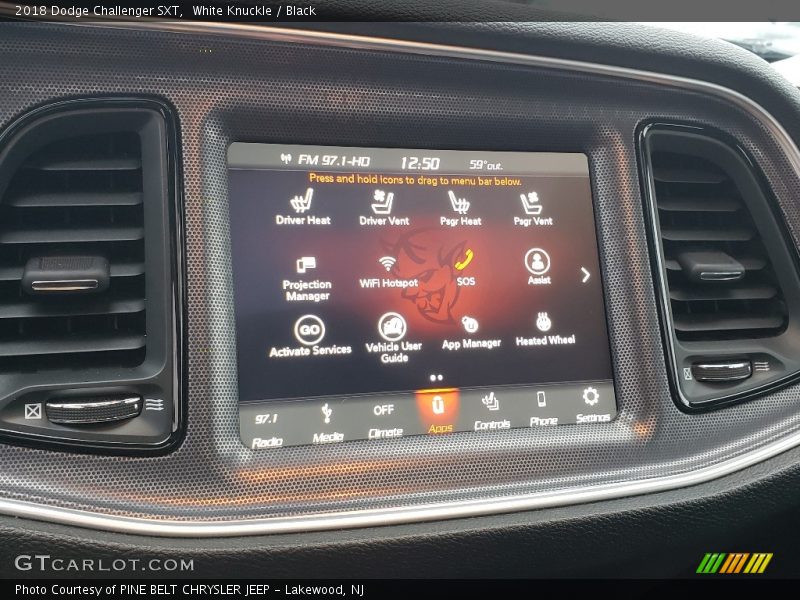 White Knuckle / Black 2018 Dodge Challenger SXT