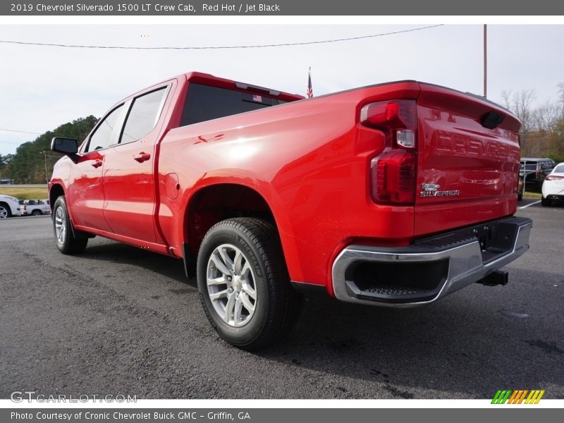 Red Hot / Jet Black 2019 Chevrolet Silverado 1500 LT Crew Cab