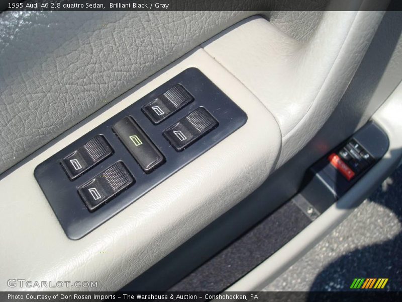 Brilliant Black / Gray 1995 Audi A6 2.8 quattro Sedan