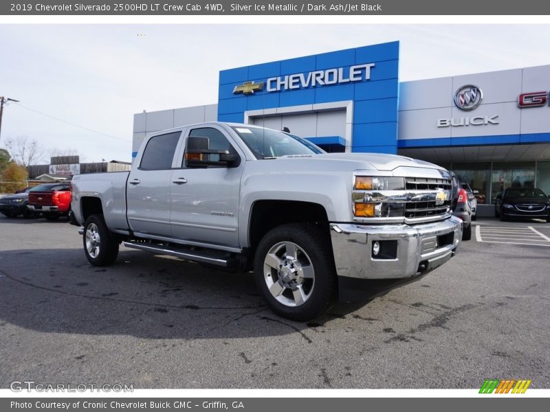 Silver Ice Metallic / Dark Ash/Jet Black 2019 Chevrolet Silverado 2500HD LT Crew Cab 4WD