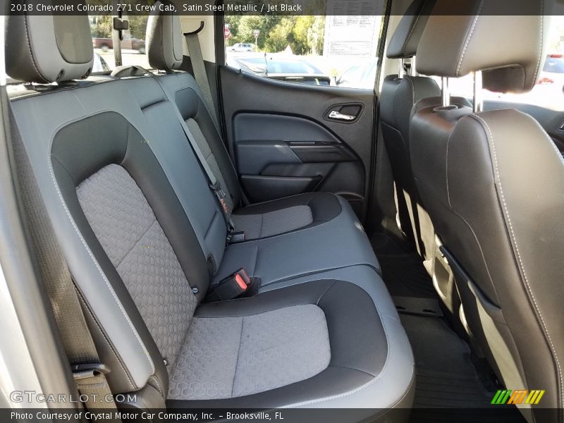 Satin Steel Metallic / Jet Black 2018 Chevrolet Colorado Z71 Crew Cab