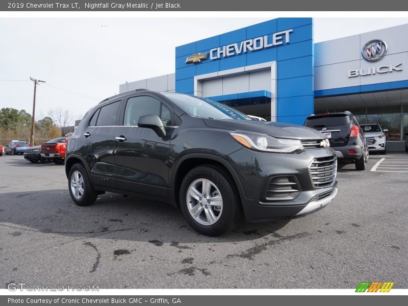 Nightfall Gray Metallic / Jet Black 2019 Chevrolet Trax LT