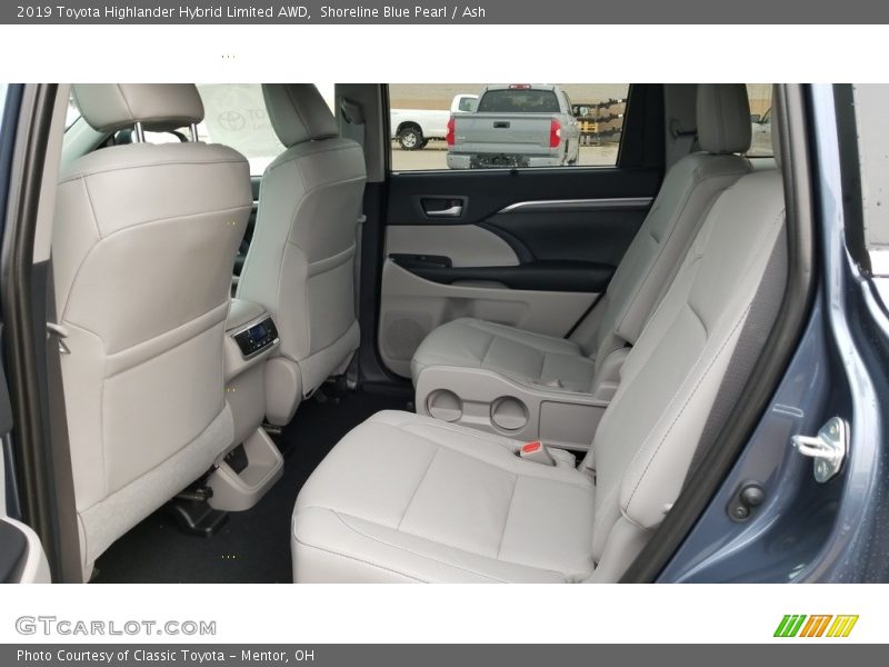 Rear Seat of 2019 Highlander Hybrid Limited AWD