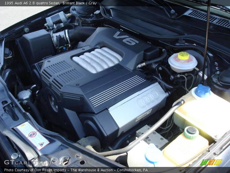 Brilliant Black / Gray 1995 Audi A6 2.8 quattro Sedan