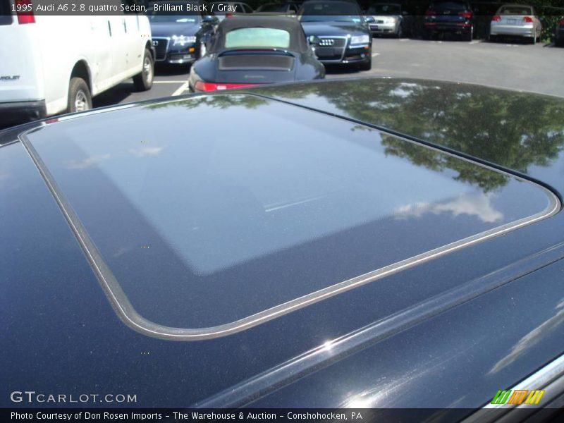 Brilliant Black / Gray 1995 Audi A6 2.8 quattro Sedan