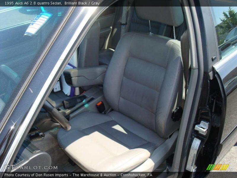Brilliant Black / Gray 1995 Audi A6 2.8 quattro Sedan