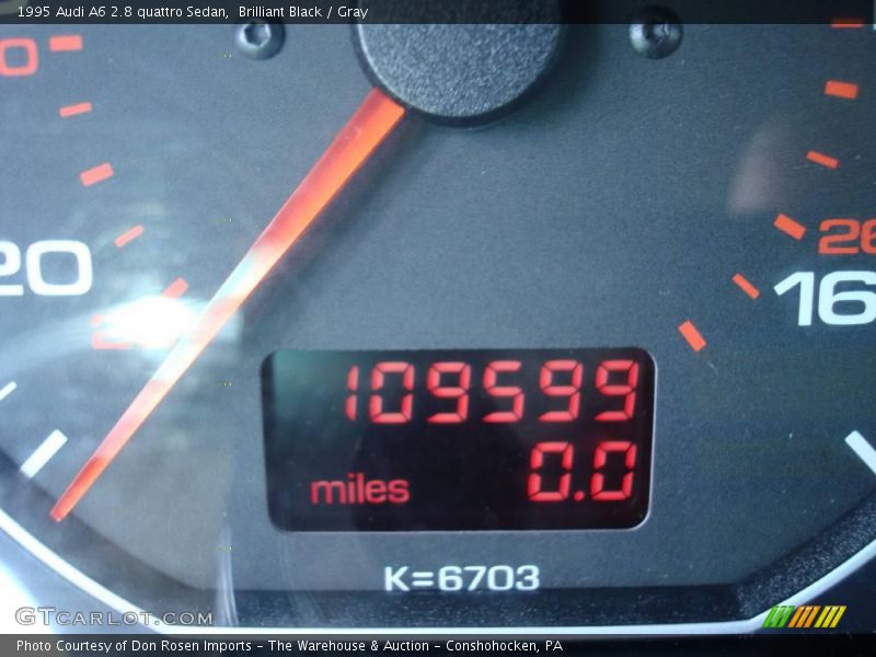 Brilliant Black / Gray 1995 Audi A6 2.8 quattro Sedan