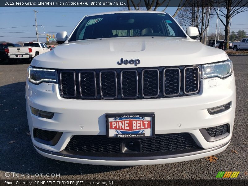 Bright White / Black 2019 Jeep Grand Cherokee High Altitude 4x4