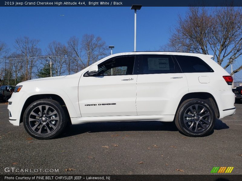 Bright White / Black 2019 Jeep Grand Cherokee High Altitude 4x4