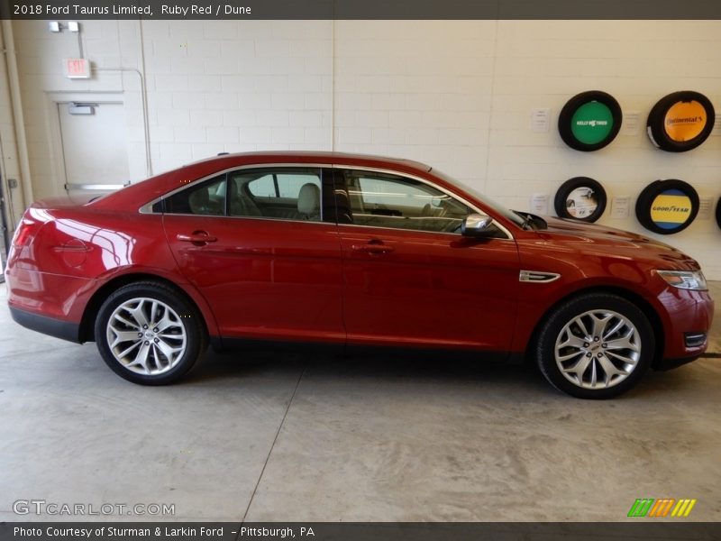 Ruby Red / Dune 2018 Ford Taurus Limited