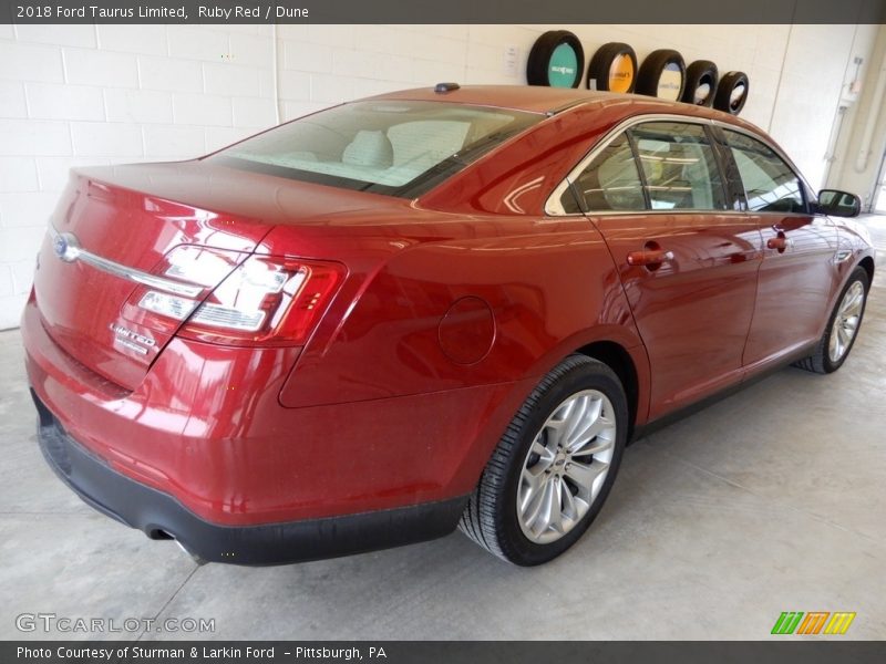 Ruby Red / Dune 2018 Ford Taurus Limited