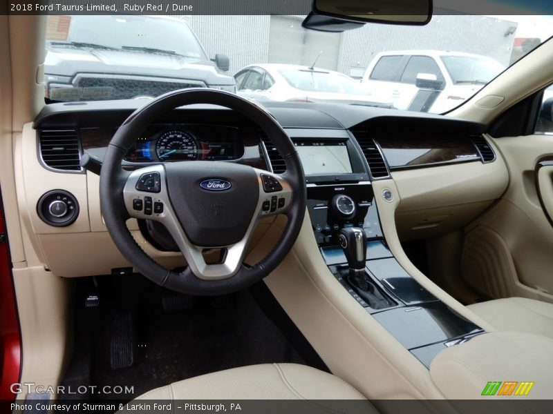 Front Seat of 2018 Taurus Limited