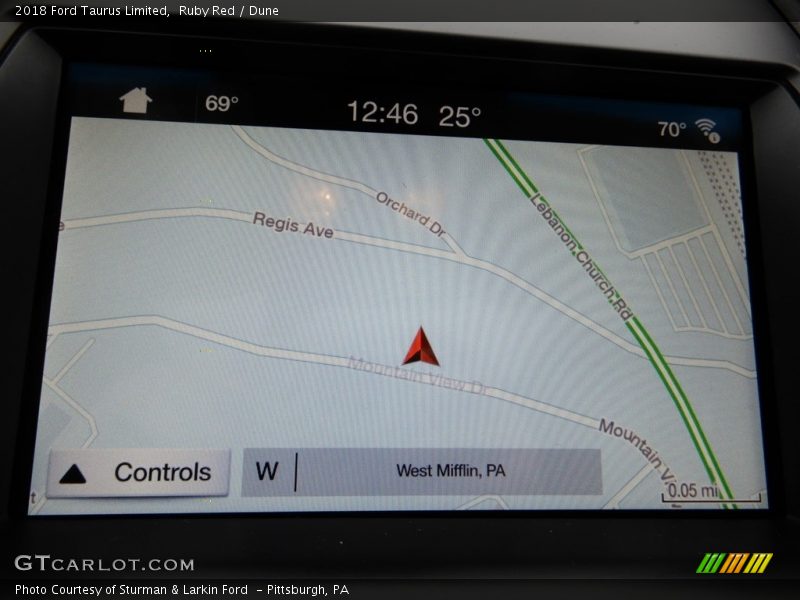 Navigation of 2018 Taurus Limited