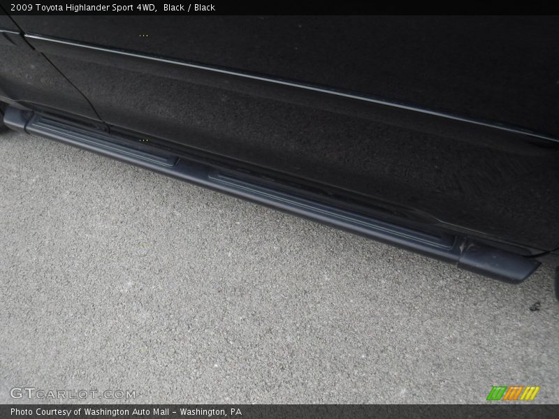 Black / Black 2009 Toyota Highlander Sport 4WD