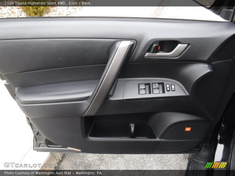 Black / Black 2009 Toyota Highlander Sport 4WD