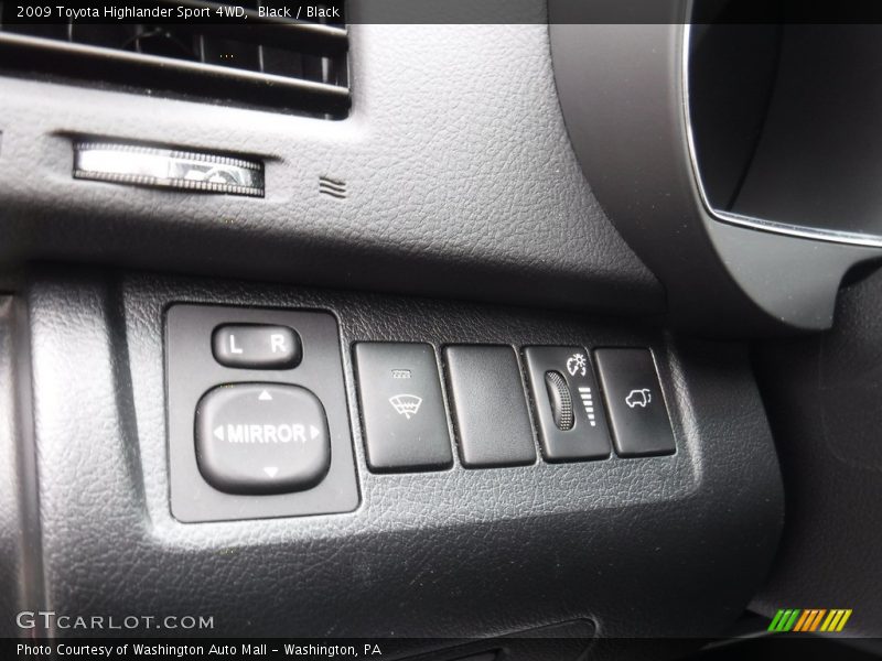 Black / Black 2009 Toyota Highlander Sport 4WD