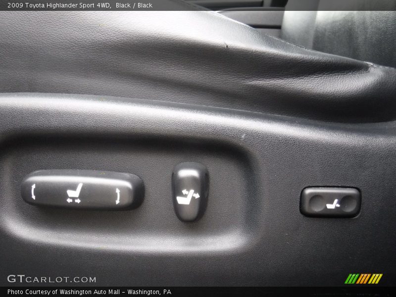 Black / Black 2009 Toyota Highlander Sport 4WD