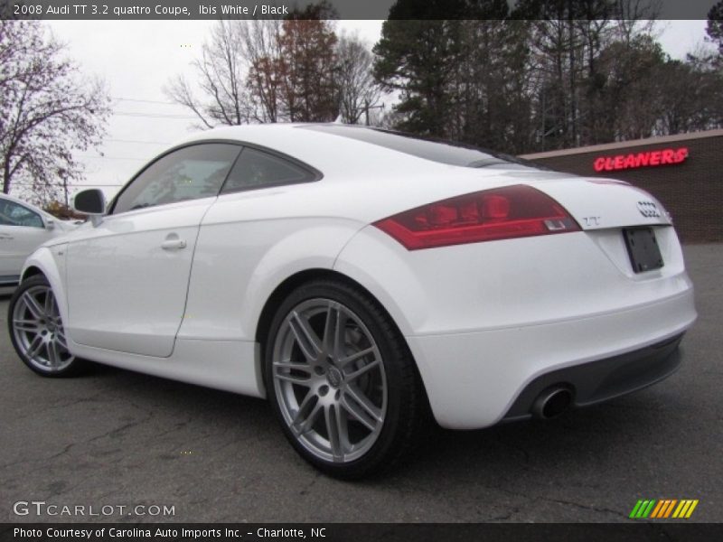 Ibis White / Black 2008 Audi TT 3.2 quattro Coupe