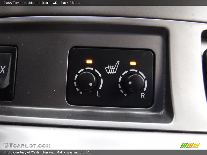 Black / Black 2009 Toyota Highlander Sport 4WD