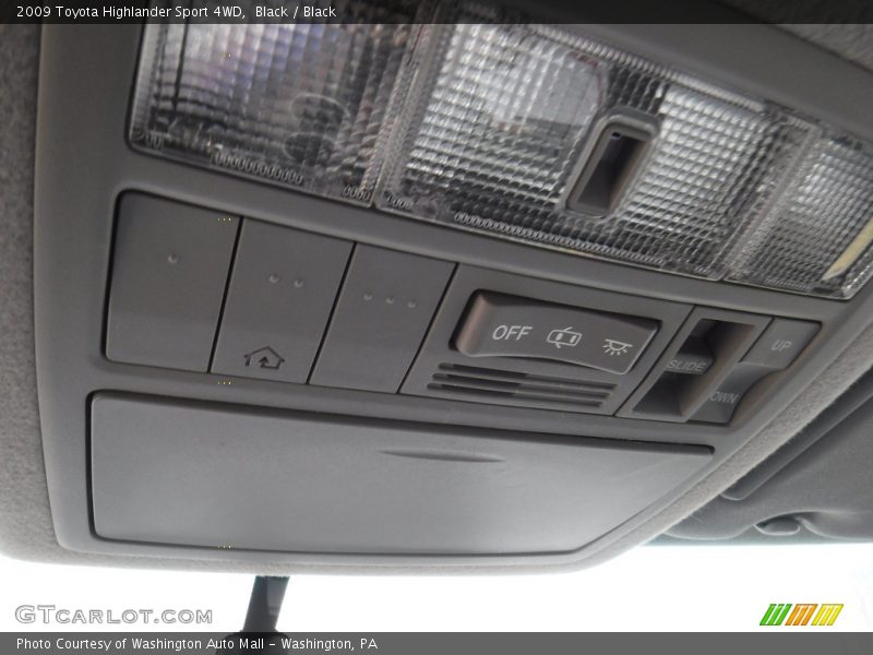 Black / Black 2009 Toyota Highlander Sport 4WD