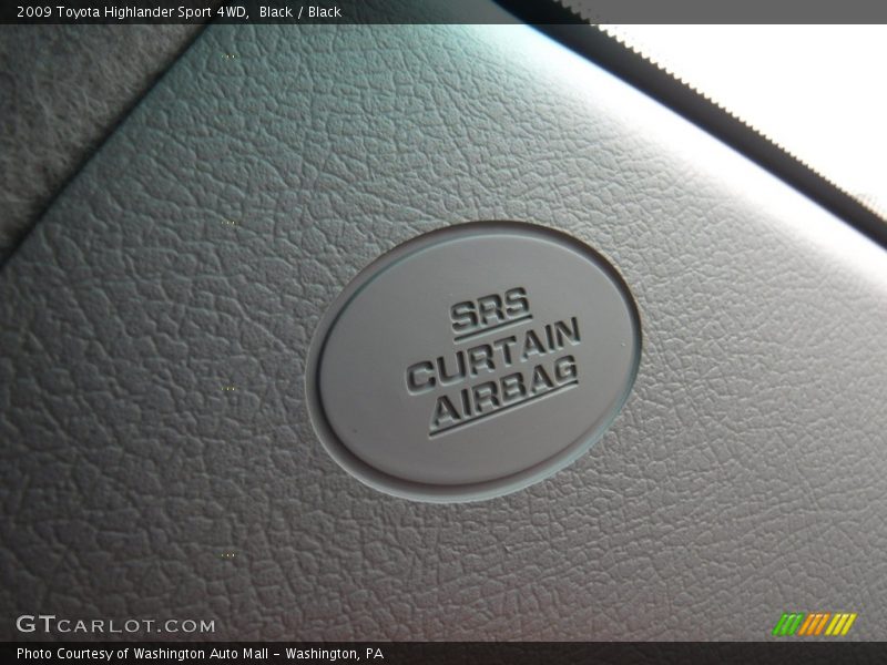 Black / Black 2009 Toyota Highlander Sport 4WD